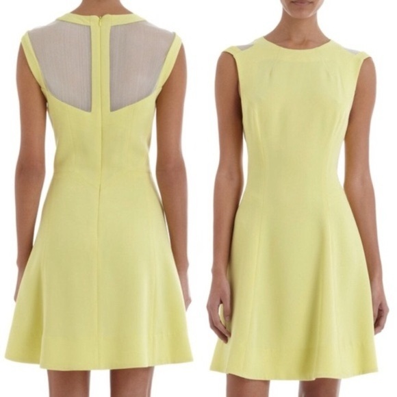 Rag & Bone Yellow Backless Dress - Picture 1 of 3